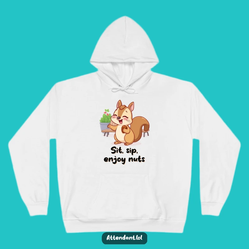 Funny Squirrel Hoodie: Cozy Nutty Companion, Warm & Giggling, Great Funny Gift