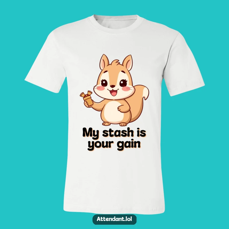 Funny Squirrel T-Shirt: Cheerful Gifter Design, An Amazing Funny Gift for All Ages!